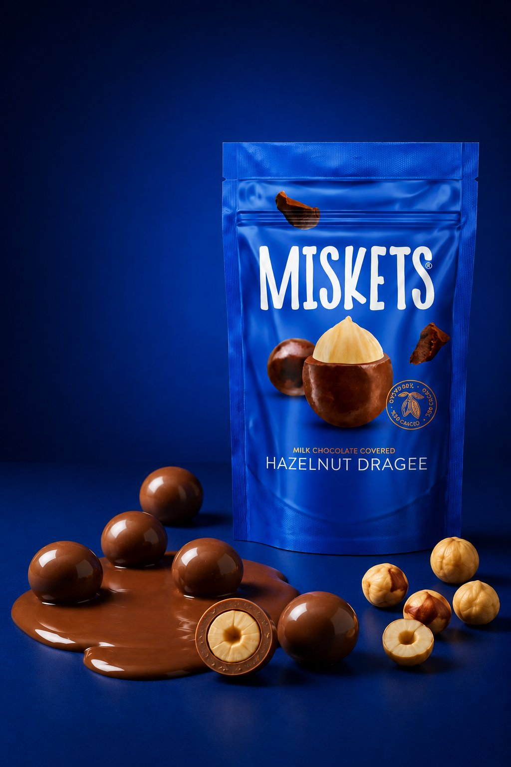 Fındıklı Sütlü Çikolata Kaplamalı Draje 70 gr x 6 Adet