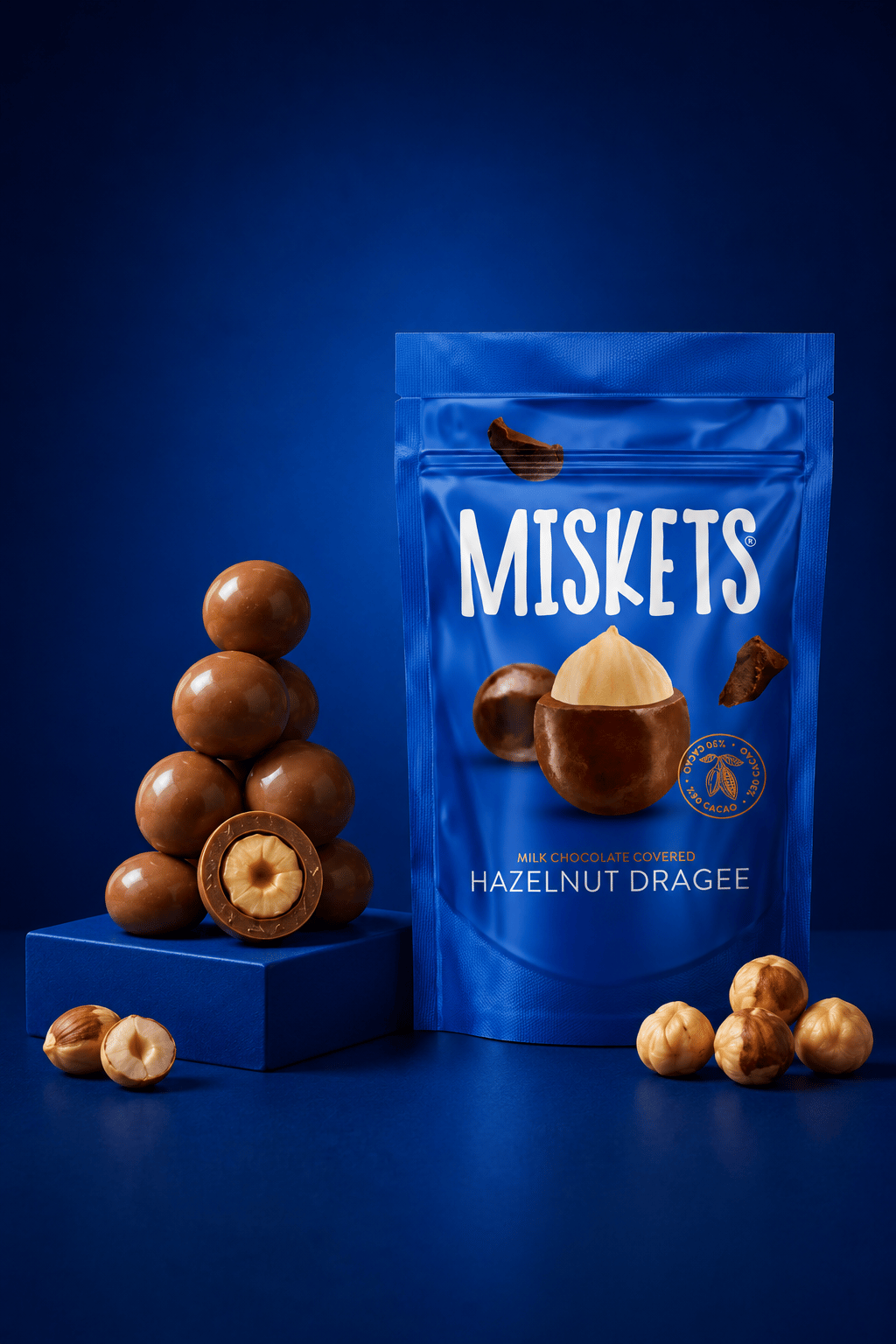 Fındıklı Sütlü Çikolata Kaplamalı Draje 70 gr x 3 Adet