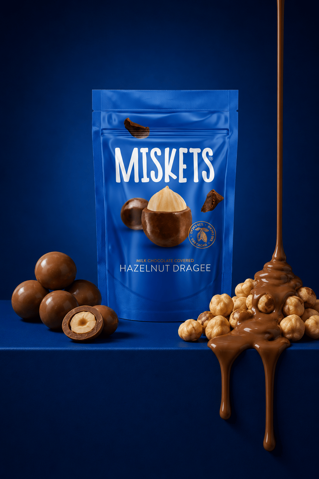 Fındıklı Sütlü Çikolata Kaplamalı Draje 70 gr x 6 Adet