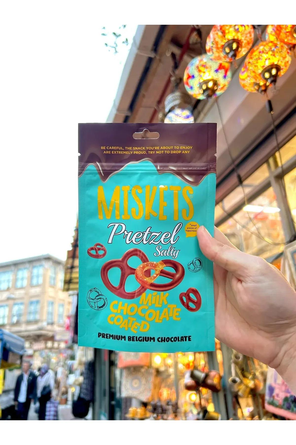 Sütlü Çikolata Kaplamalı Pretzel 80 gr
