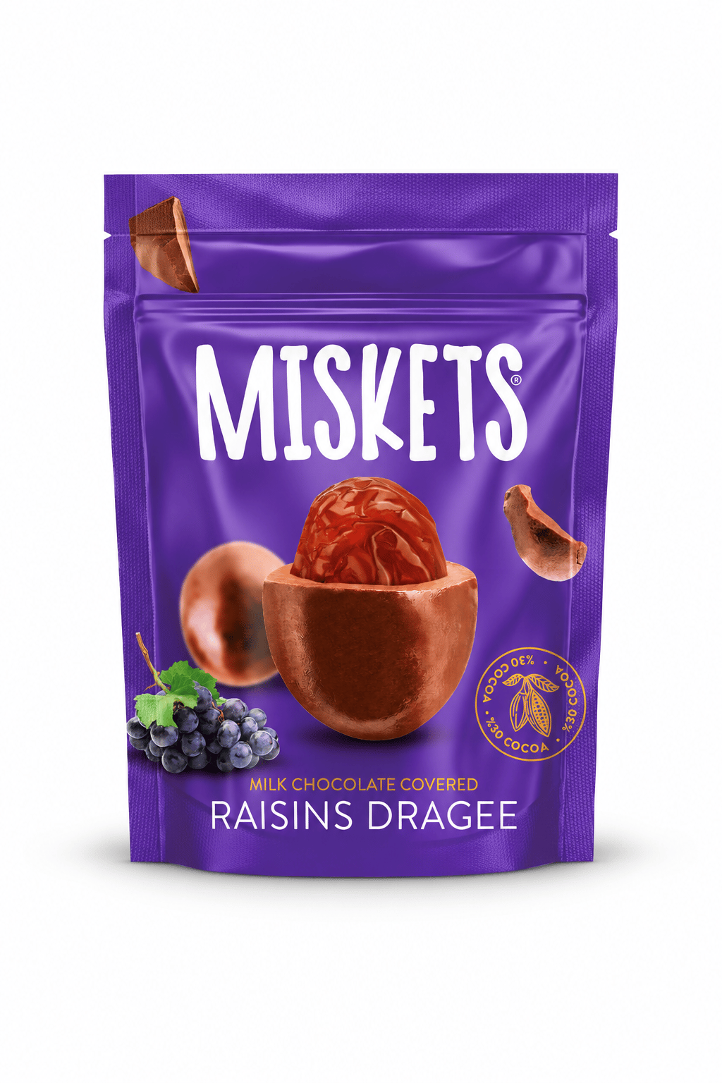 Sütlü Çikolata Kaplı Üzüm Draje 70 gr