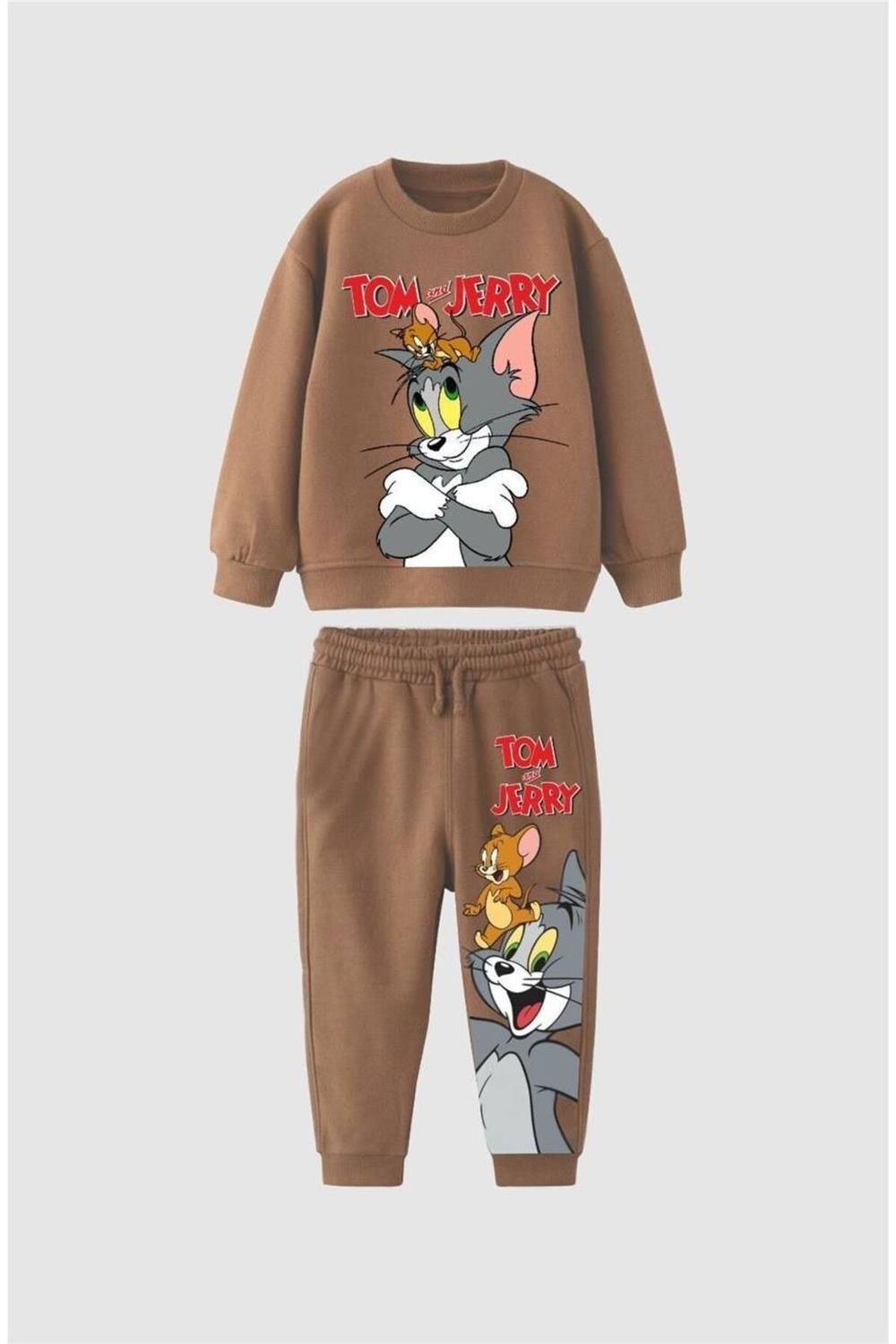 Erkek Çocuk Tom And Jerry Karekter Baskılı  Eşofman Takım