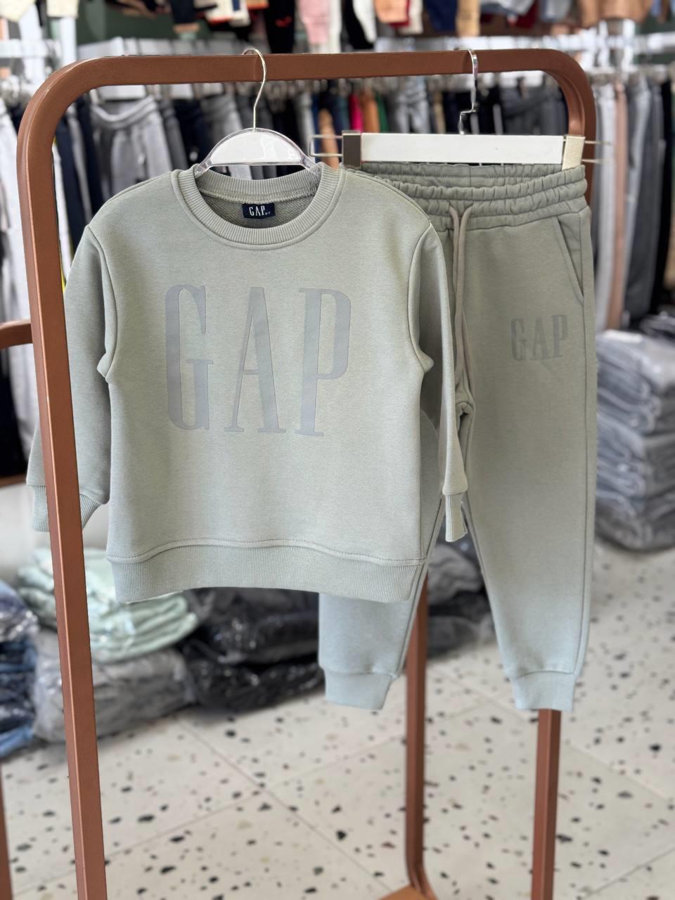 Gap Kabartma Baskılı Kız Ve Erkek Çocuk Eşofman Takımı (6-14 Yaş)