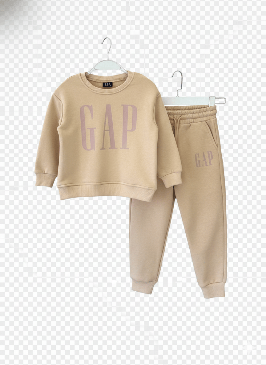 Gap Kabartma Baskılı Kız Ve Erkek Çocuk Eşofman Takımı 