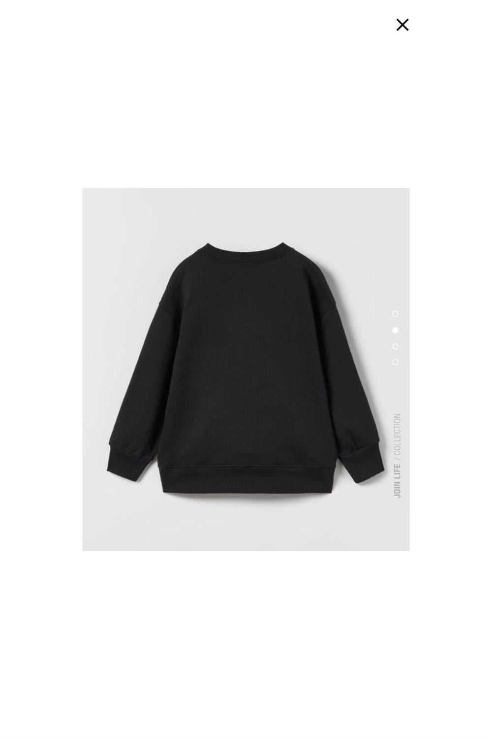 Kız Çocuk Baskılı Sweatshirt
