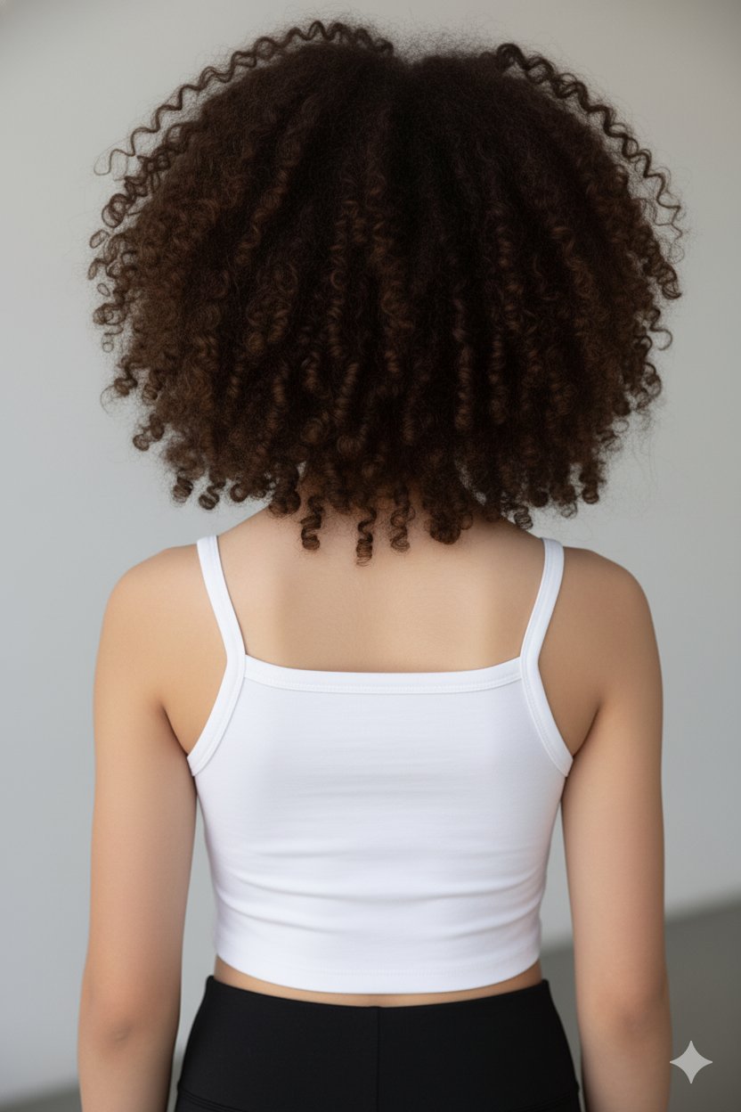 Kız Çocuk Beyaz Askılı Crop