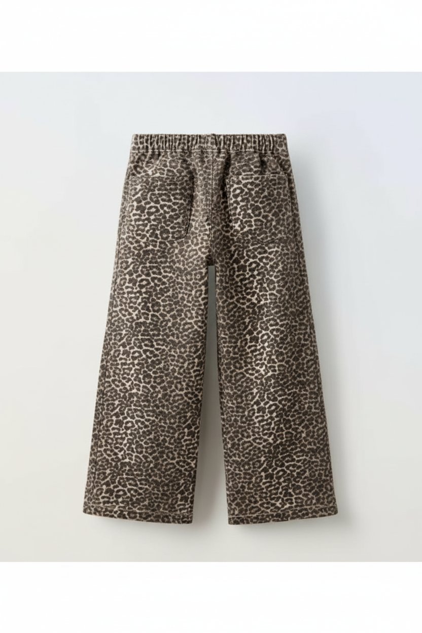 Kız Çocuk Leopar Pantolon 