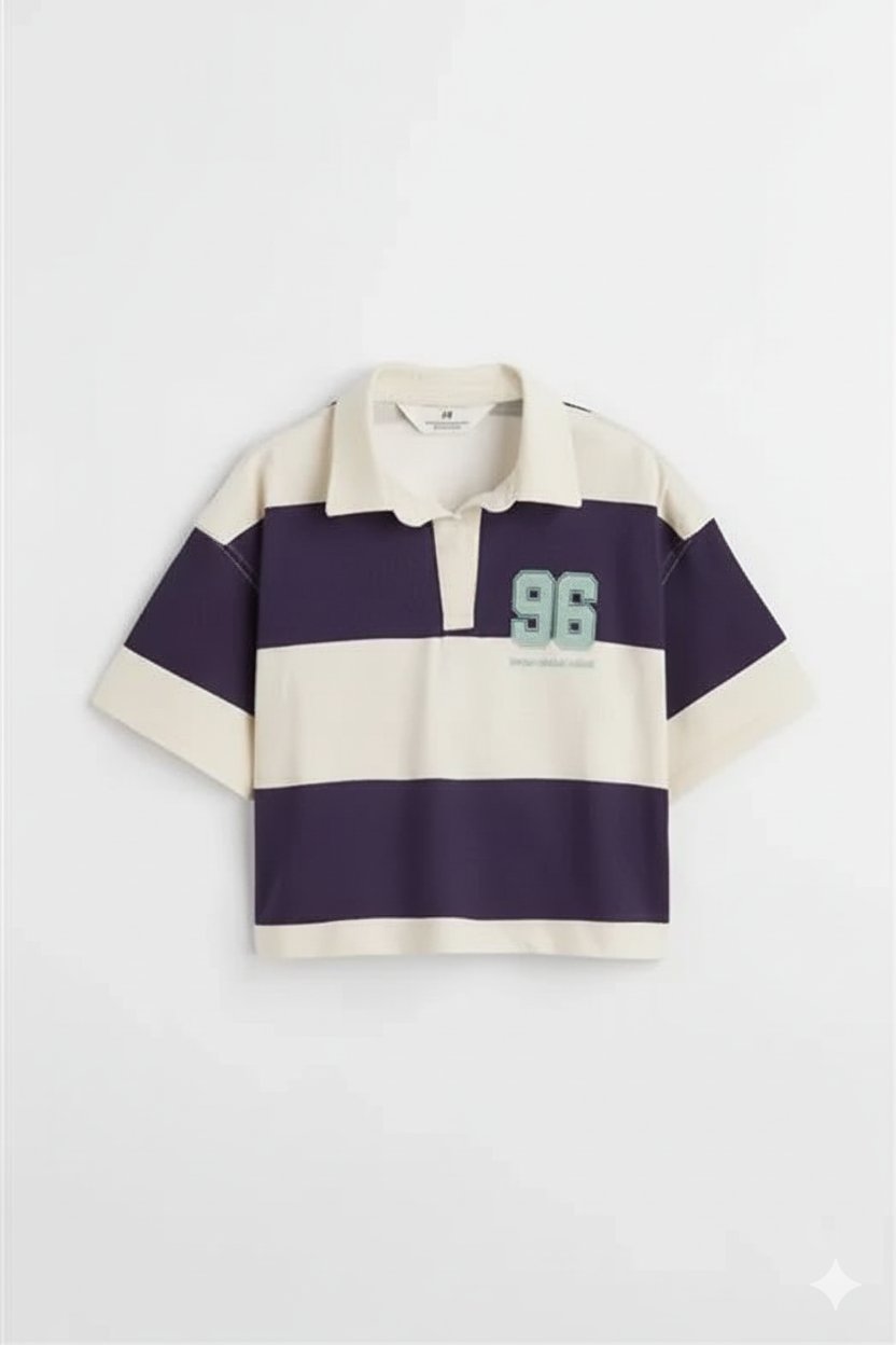 Kız Çocuk Polo Yaka T-shirt