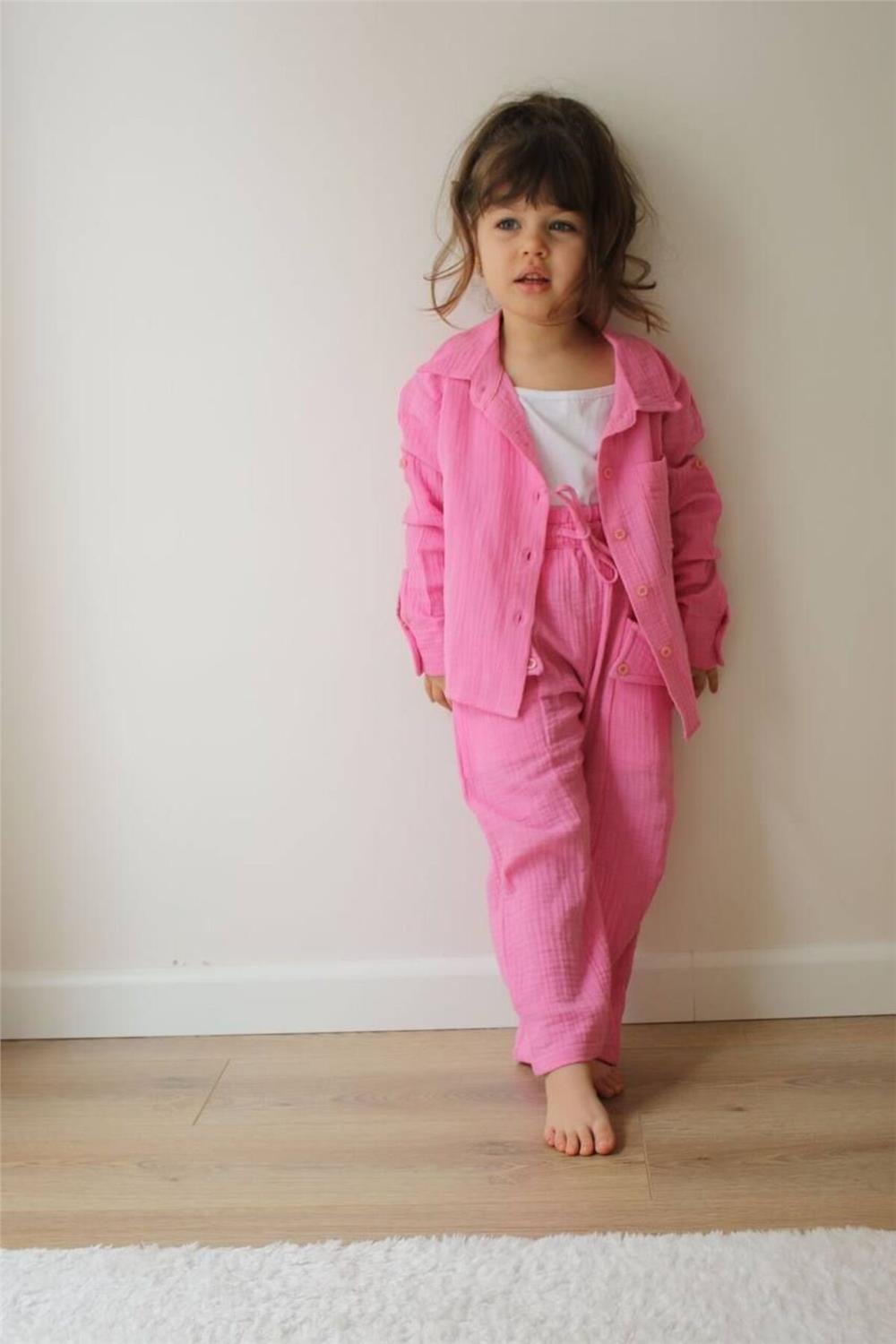Kız Çocuk Yazlık Takım (pembe)