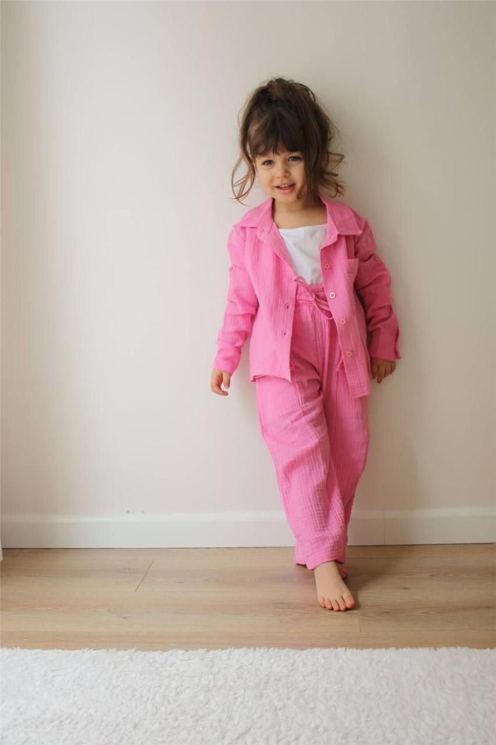 Kız Çocuk Yazlık Takım (pembe)