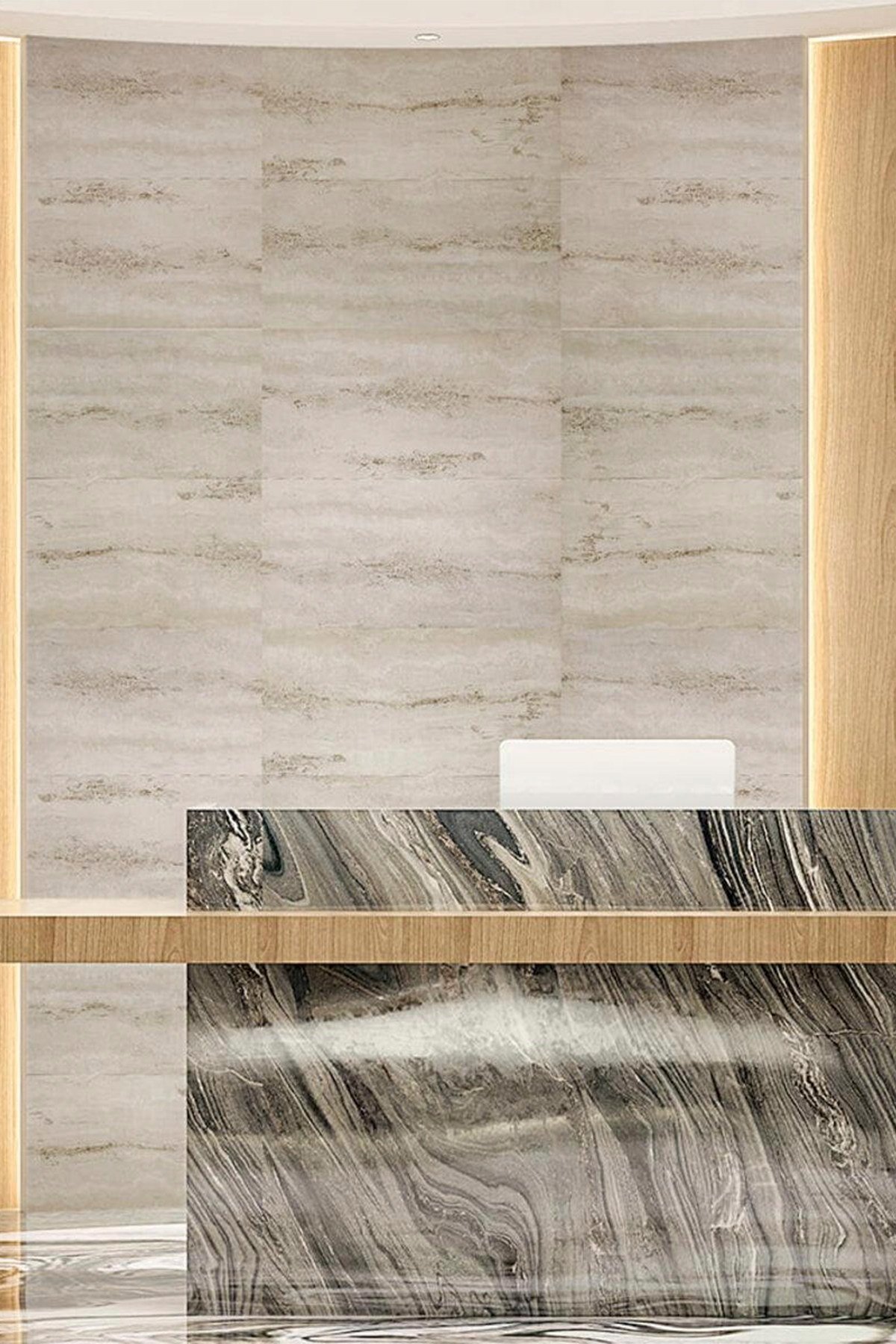 10 Adet, 30x60 Cm Açık Bej Açık Krem Renkler Lüks Mermer Desenli Kendinden Yapışkanlı Mutfak Banyo Wc Kaplama Pvc Panel M1019