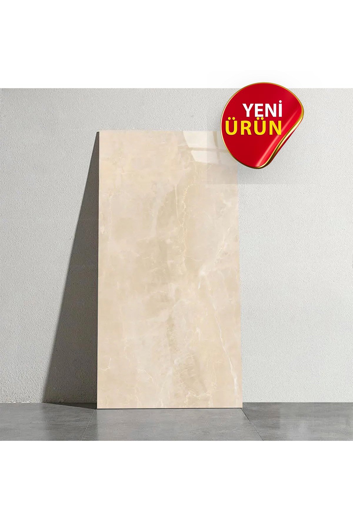 10 Adet, 30x60 Cm Açık Krem Bej Renkler Lüks Mermer Desenli Kendinden Yapışkanlı Mutfak Banyo Wc Kaplama Pvc Panel M059