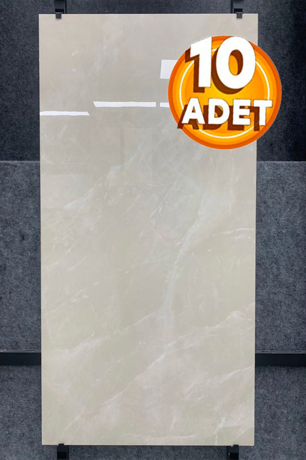 10 Adet, 30x60 Cm Açık Krem Bej Renkler Lüks Mermer Desenli Kendinden Yapışkanlı Mutfak Banyo Wc Kaplama Pvc Panel M059