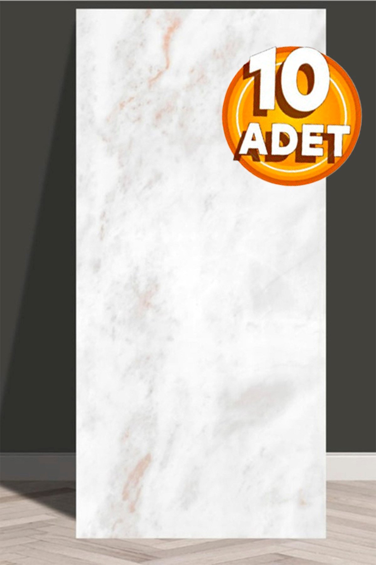 10 Adet, 30x60 Cm Beyaz Bej Bulut Kahve Mermer Desenl Kendinden Yapışkanlı Mutfak Banyo Pvc Panel-M1028