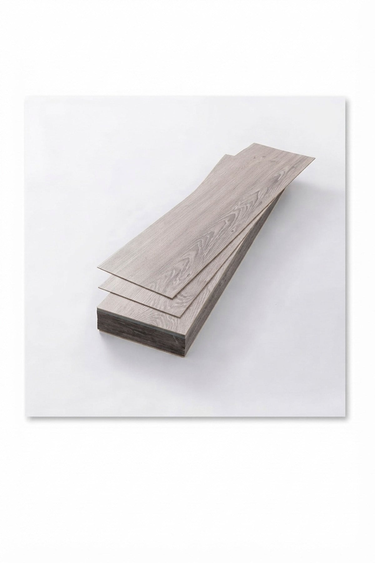 11 Adet, 60x15 Cm 1 m² Açık Gri Meşe, Gri-Bej Tonlarında Esnek Yıkanabilir Kesilebilir Silinebilir Zemin Duvar Parke Yer Döşemesi Kendinden Yapışkanlı PVC Zemin Kaplaması -Z003