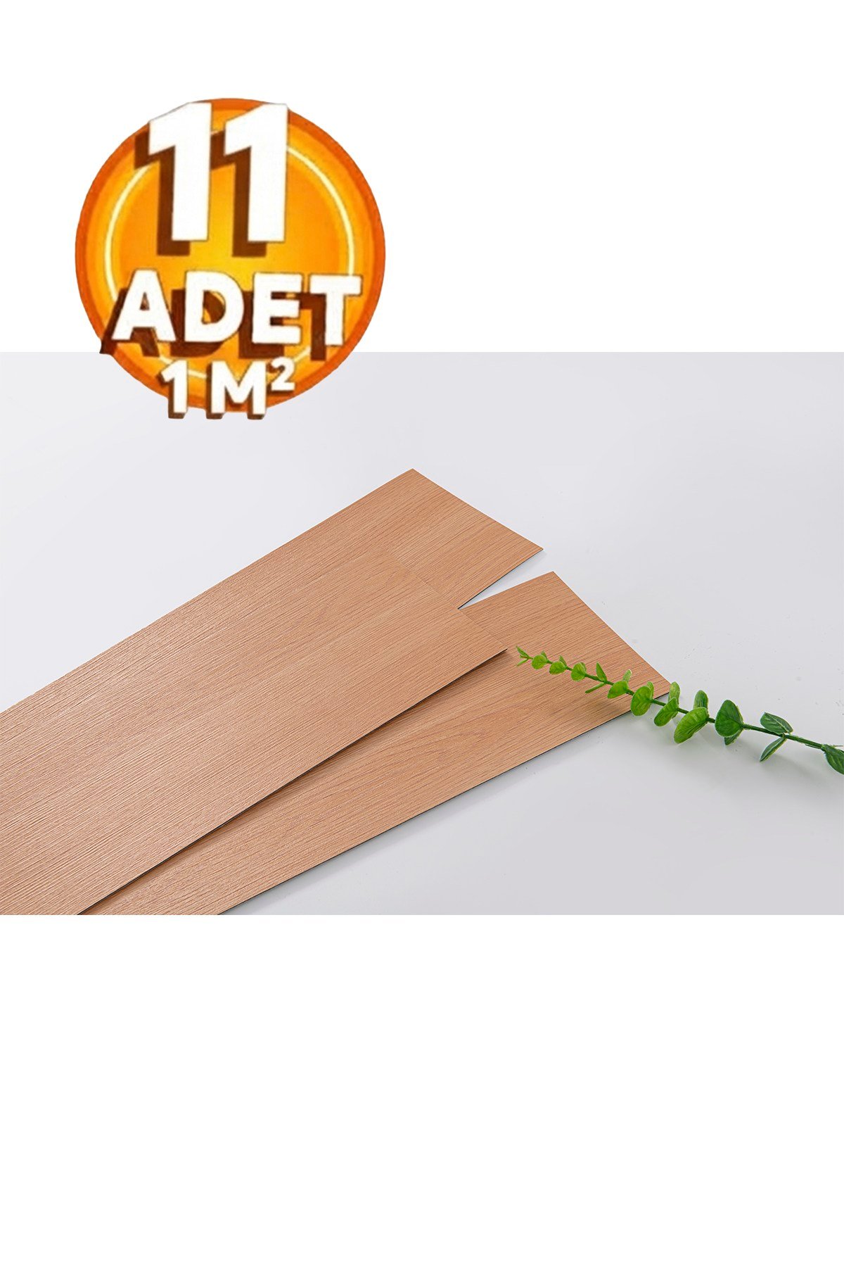 11 Adet, 60x15 Cm 1 m² Açık Kahverengi Tonlarında Esnek Yıkanabilir Kesilebilir Silinebilir Zemin Duvar Parke Yer Döşemesi Kendinden Yapışkanlı PVC Zemin Kaplaması -Z010