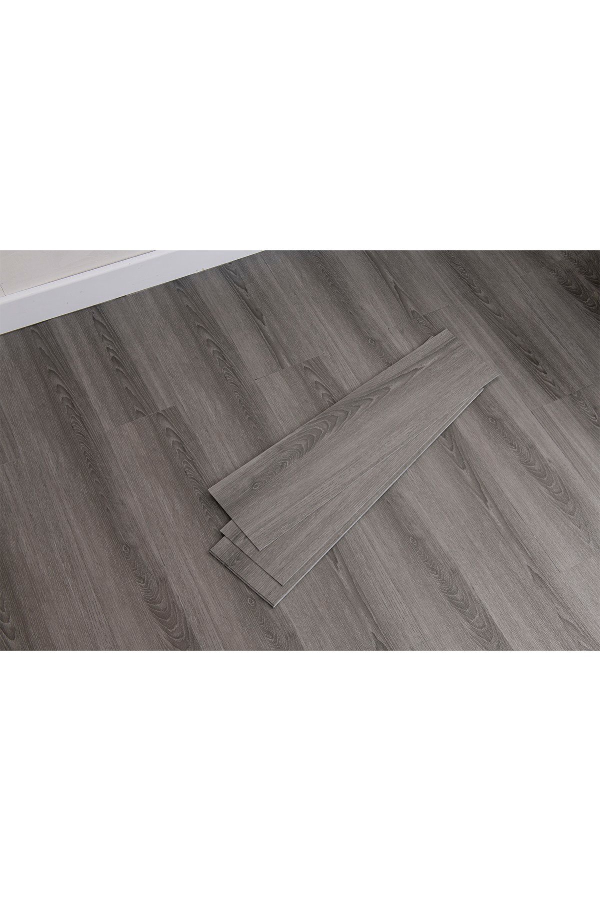11 Adet, 60x15 Cm 1 m² Koyu Gri Tonlarında Esnek Yıkanabilir Kesilebilir Silinebilir Zemin Duvar Parke Yer Döşemesi Kendinden Yapışkanlı PVC Zemin Kaplaması -Z005