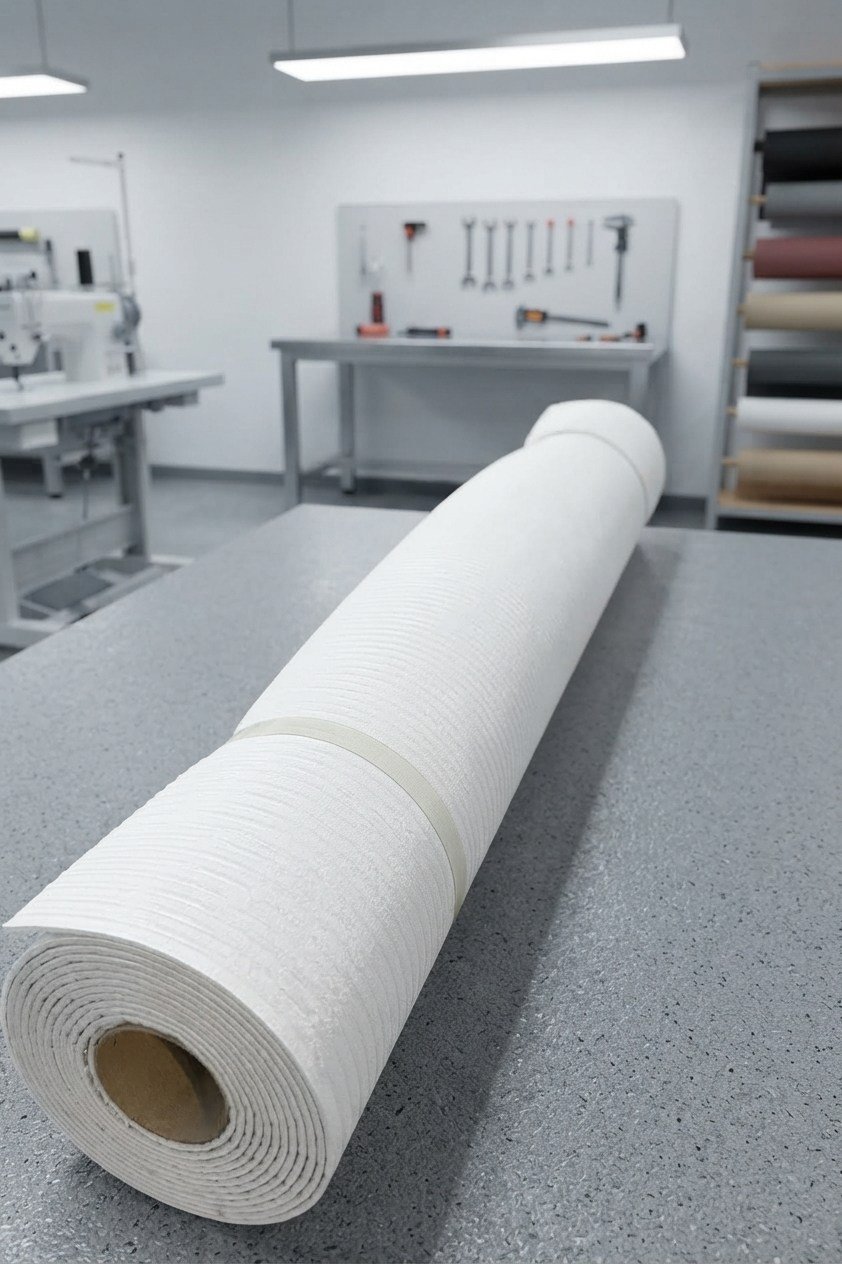 60x280 cm Kabartmalı Dokulu Beyaz Renk Tek Rulo Halinde Ek Yersiz Tek Parça XPE Isı Ses Yalıtım Kendinden Yapışkanlı Kendinden Desenli Dokulu Köpük Duvar Kağıdı-R-4001