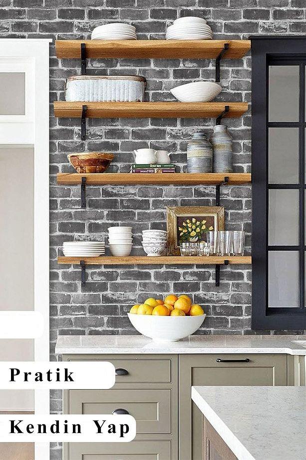 70x70 Cm 0,50M² Gri Emboss Dekoratif Kendinden Yapışkanlı Esnek Duvar Kağıdı Kaplama Paneli Köpük -5011