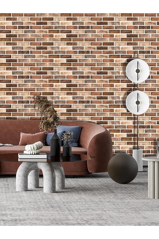 70x70 Cm 0,50M² Renkli 3d Dekoratif Kendinden Yapışkanlı Esnek Duvar Kağıdı Kaplama Paneli Köpük -5013