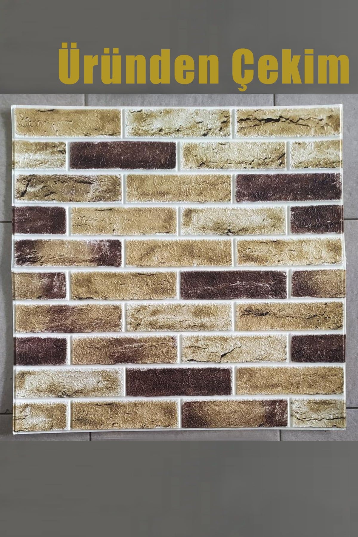 70x70 Cm 0,50M² Renkli 3d Dekoratif Kendinden Yapışkanlı Esnek Duvar Kağıdı Kaplama Paneli Köpük -5013