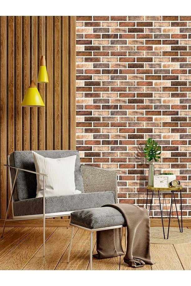 70x70 Cm 0,50M² Renkli 3d Dekoratif Kendinden Yapışkanlı Esnek Duvar Kağıdı Kaplama Paneli Köpük -5013
