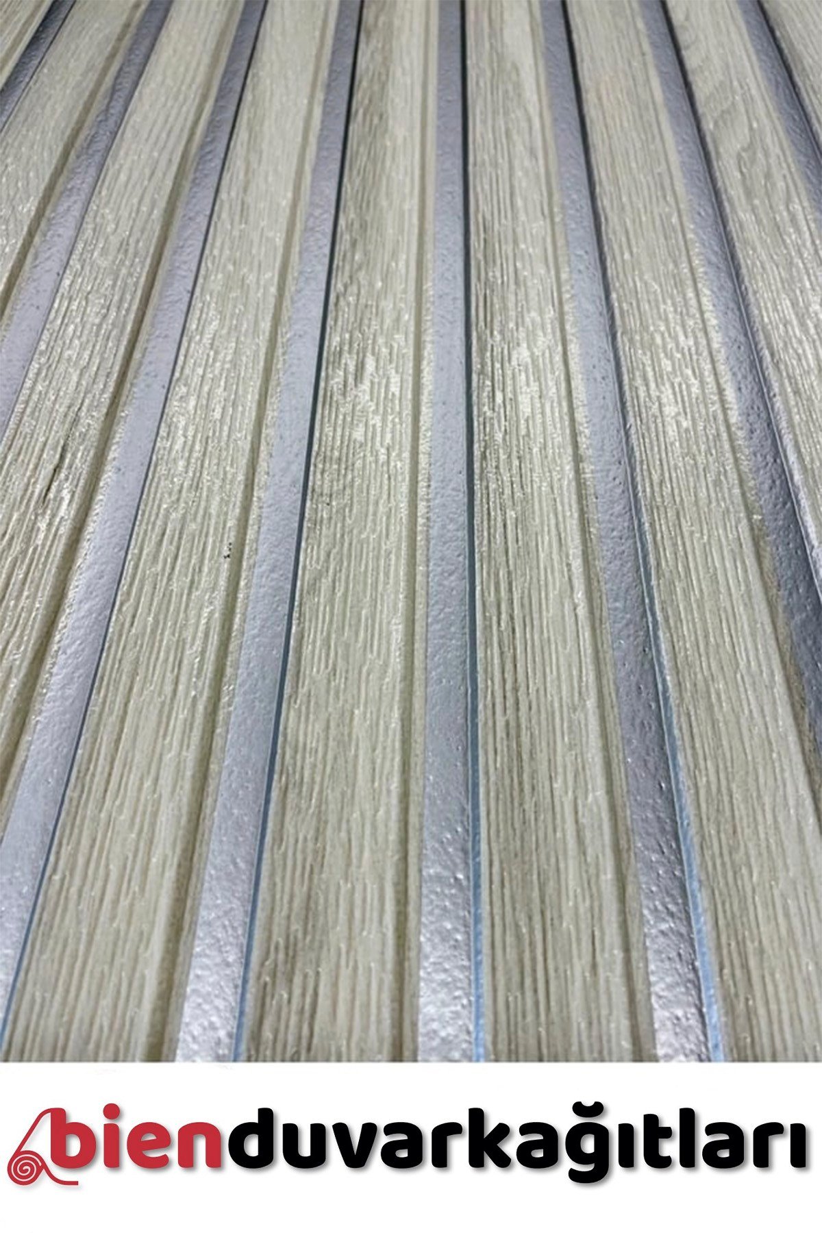 70x70cm 0,50M² Gümüş Gri Lambri Panel Ahşap Duvar Çıtası Desenli Gümüş Gri Kendinden Yapışkanlı Akustik Duvar Paneli Köpük -1406