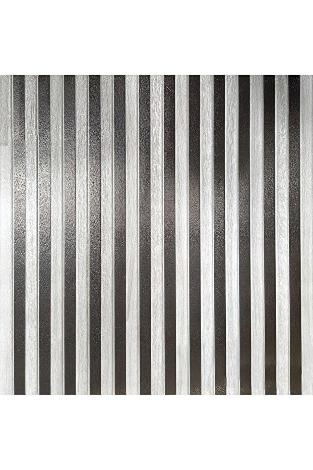 70x70cm 0,50M² Lambri Panel Ahşap Duvar Çıtası Desenli Kendinden Yapışkanlı Akustik Duvar 1402