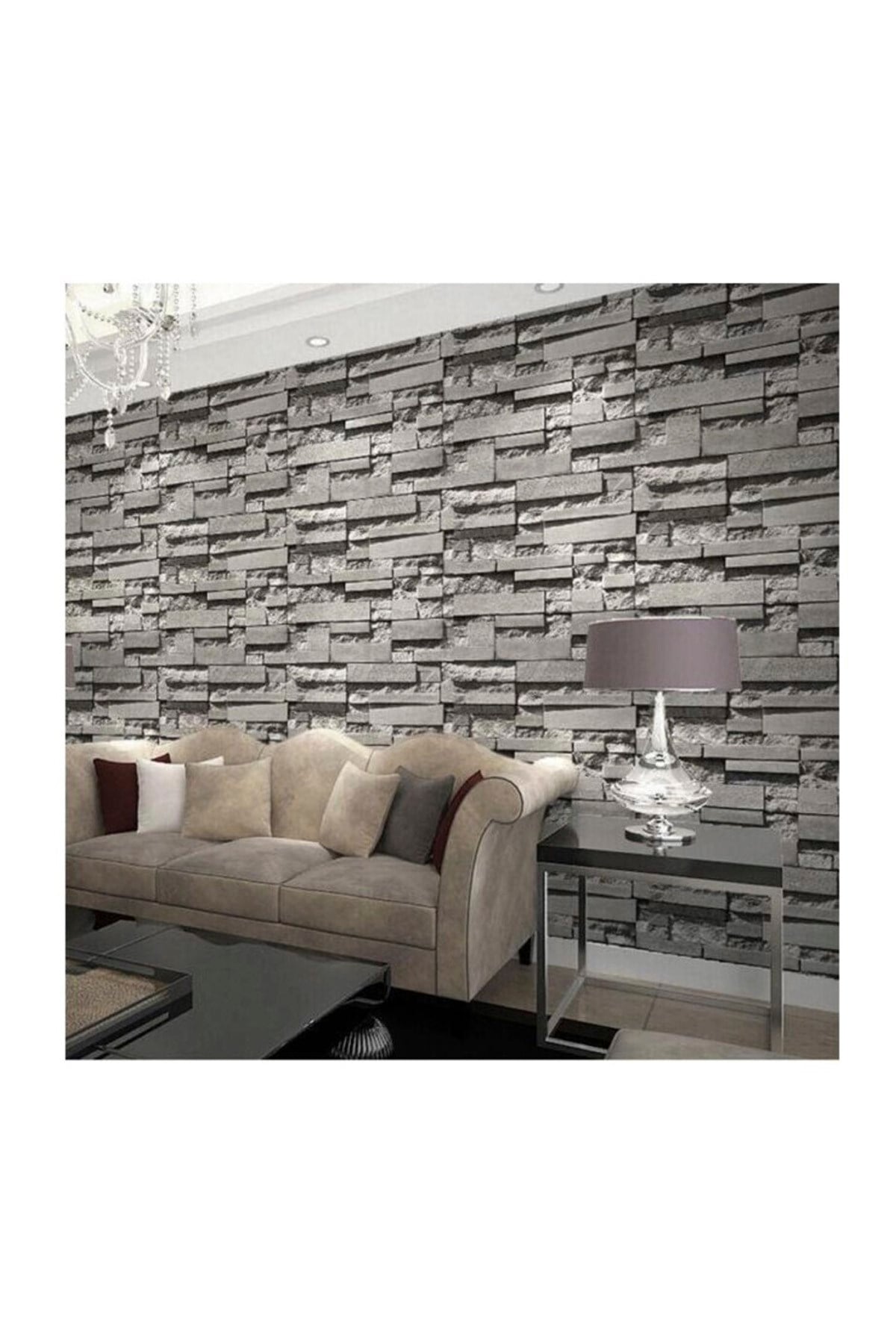 70x77 Cm Beyaz 0,54M² 3d Kendinden Yapışkanlı Tuğla Duvar Kağıdı Kaplama Panel Köpük-FC72