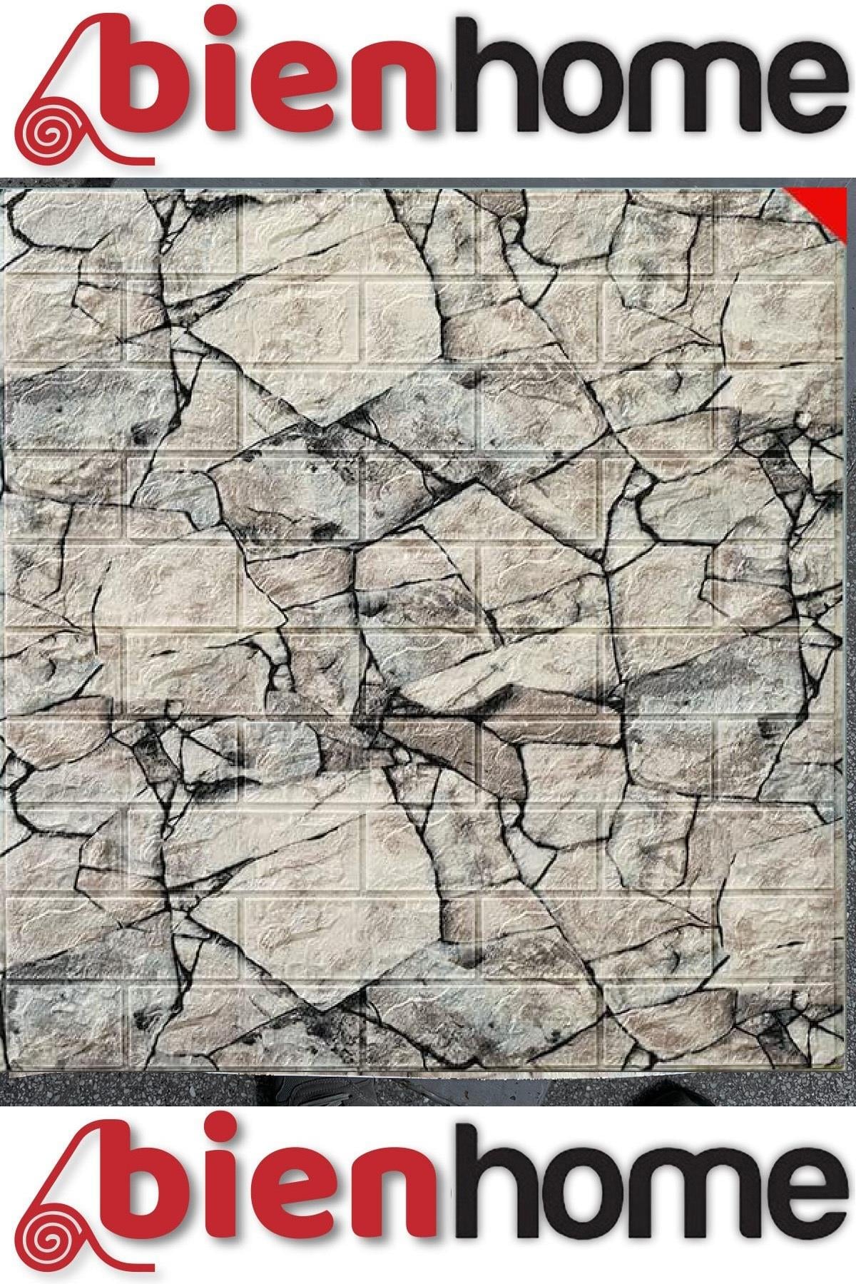 70x77 Cm Beyaz 0,54M² 3d Kendinden Yapışkanlı Tuğla Duvar Kağıdı Kaplama Panel Köpük FC84