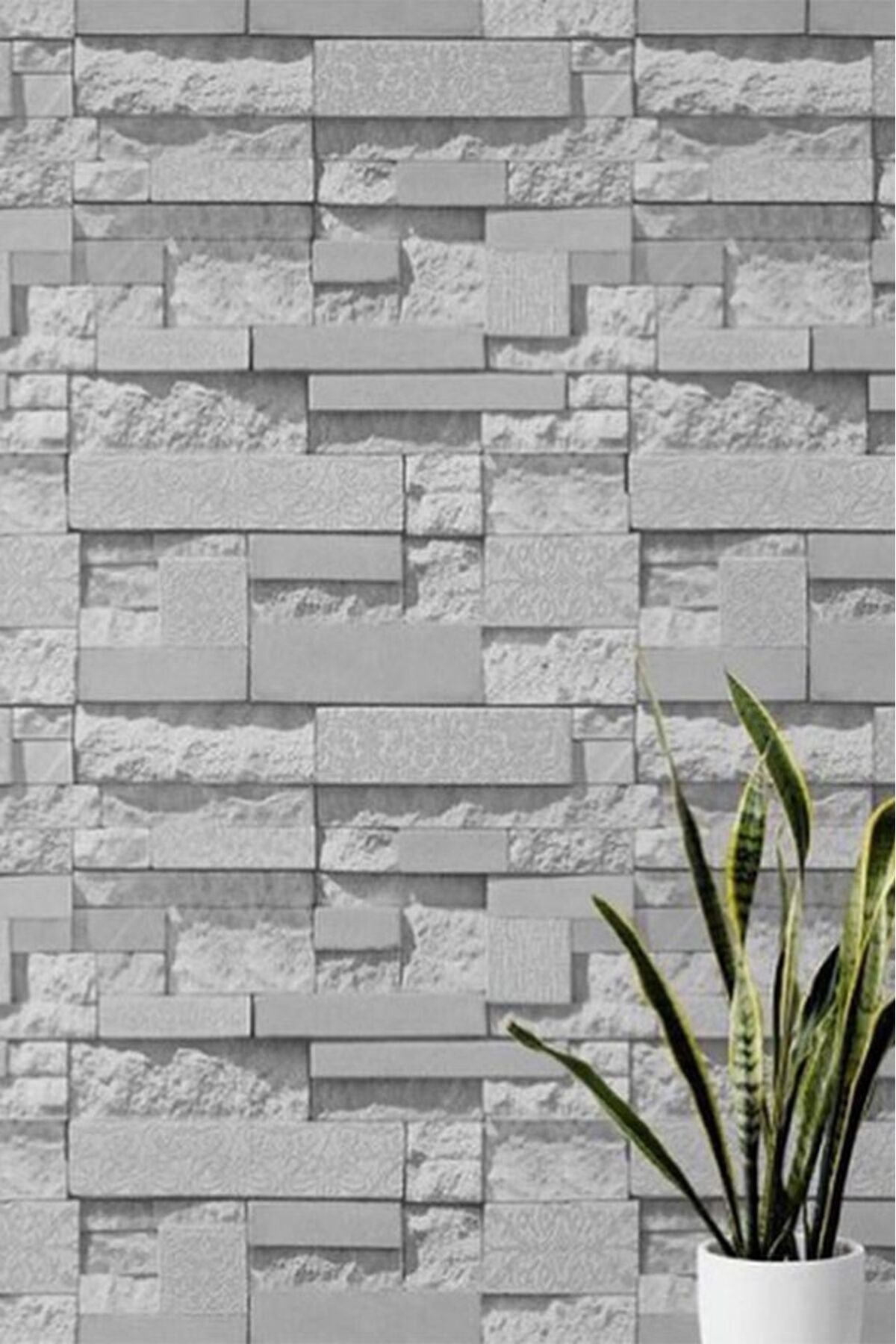 70x77 Cm Beyaz 0,54M² 3d Kendinden Yapışkanlı Tuğla Duvar Kağıdı Kaplama Panel Köpük-FC72
