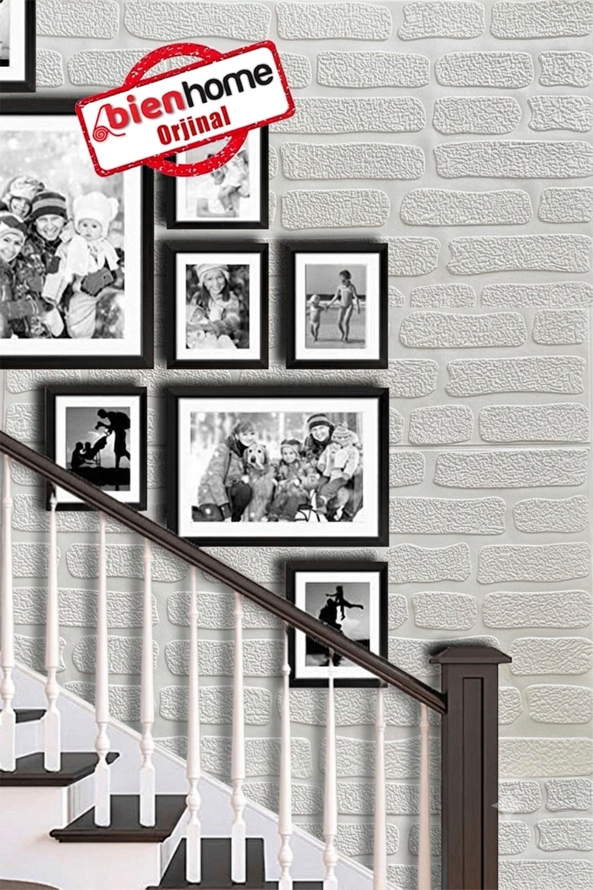 70x77 Cm Kesme Antik Beyaz Duvar Panel 3D Tuğla Görünümlü Beyaz 0,54M² 3d Kendinden Yapışkanlı Tuğla Duvar Kağıdı Kaplama Panel Köpük-3106