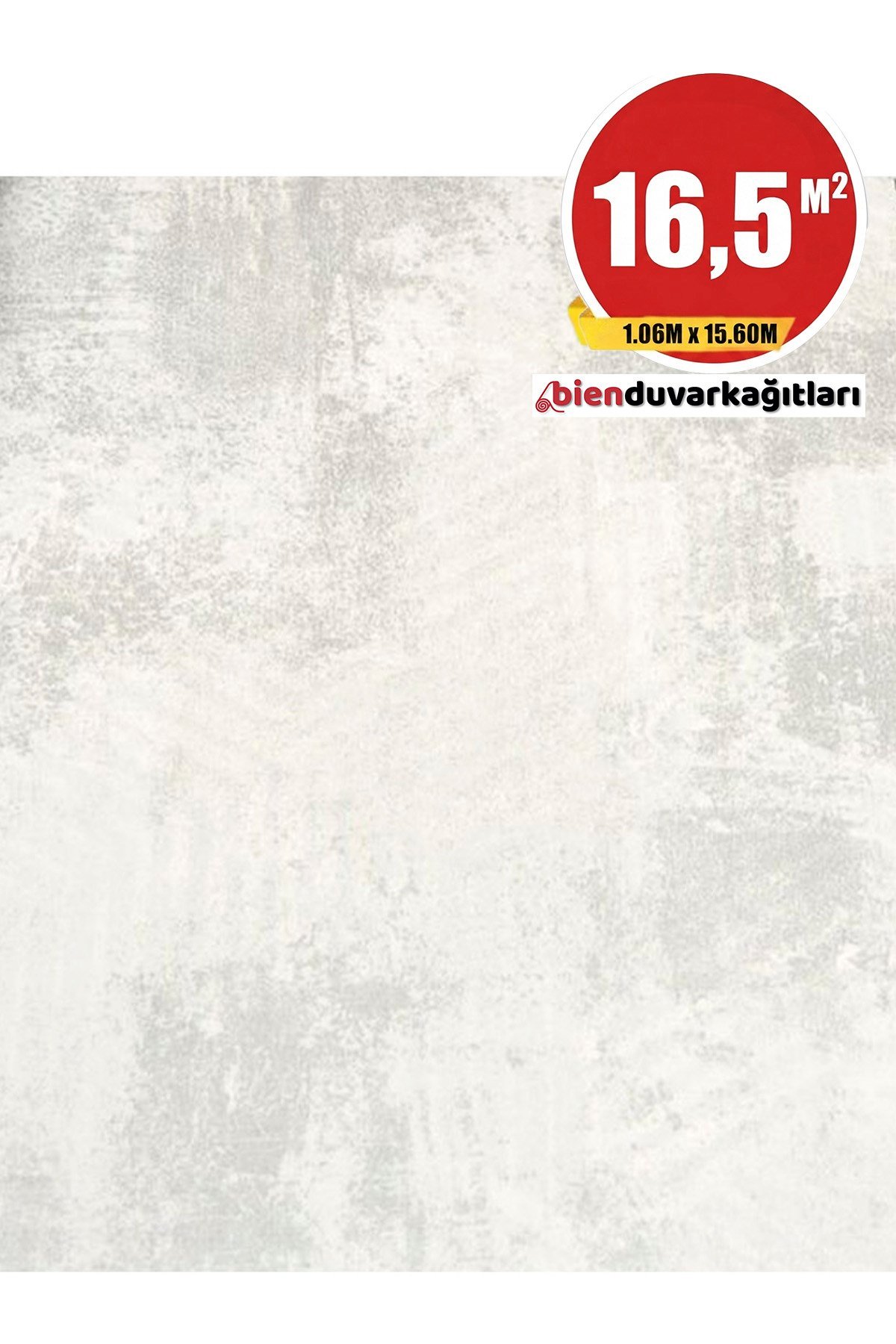 Bien Duvar Kağıtları 370-3 Gümüş Dalgalı Eskitme Parlak Gri Exclusive Yerli Vinil Duvar Kağıdı Style 16,5 m², 1.06Mx15.60M