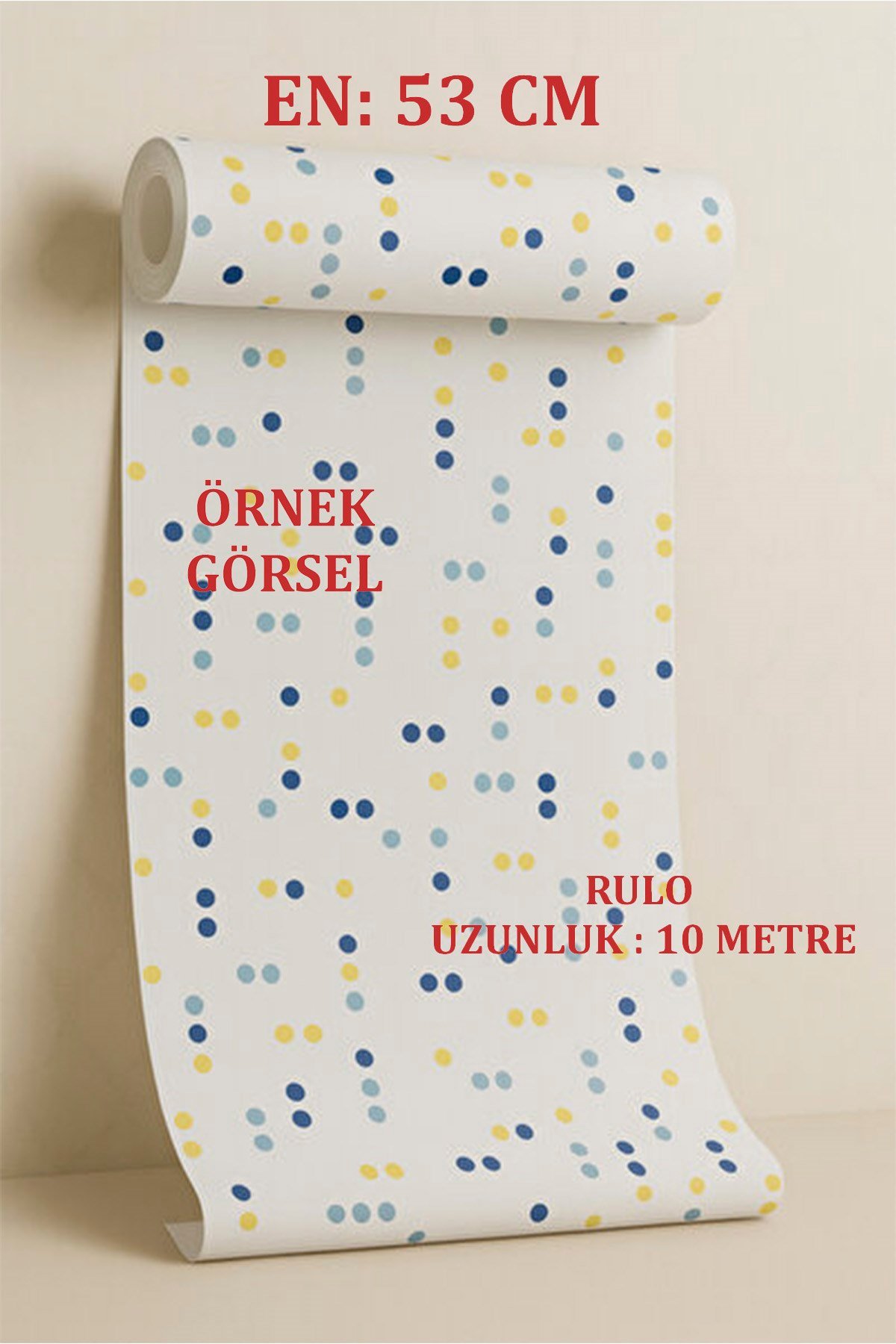 Bien Duvar Kağıtları 5353 Popüler Soft Gri Krem Kalın Çizgili Lüx Duvar Kağıdı 5,30 M²