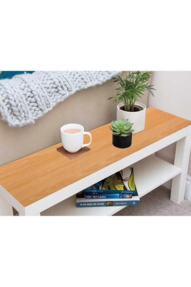 Bien Exclusive (50CM X 2MT), 1 M² Cm Kayın Ahşap Desen Yapışkanlı Folyo Renler Yapışkanlı Folyo Kaplama Pvc F10