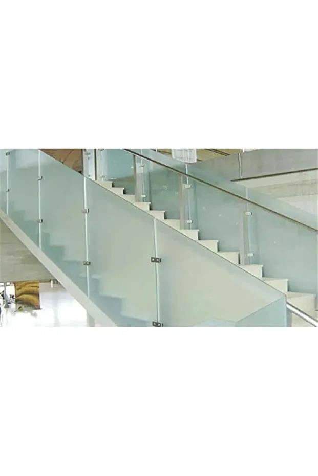 Bien Exclusive (50CM X 2MT), 1 M² Cm Şeffaf Buzlu Cam Premium Yapışkanlı Kaplama Pvc Folyo F-02