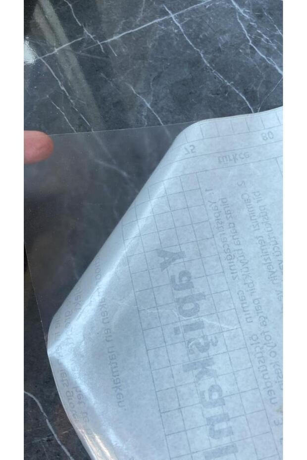Bien Exclusive (50CM X 2MT), 1 M² Cm Şeffaf Buzlu Cam Premium Yapışkanlı Kaplama Pvc Folyo F-02