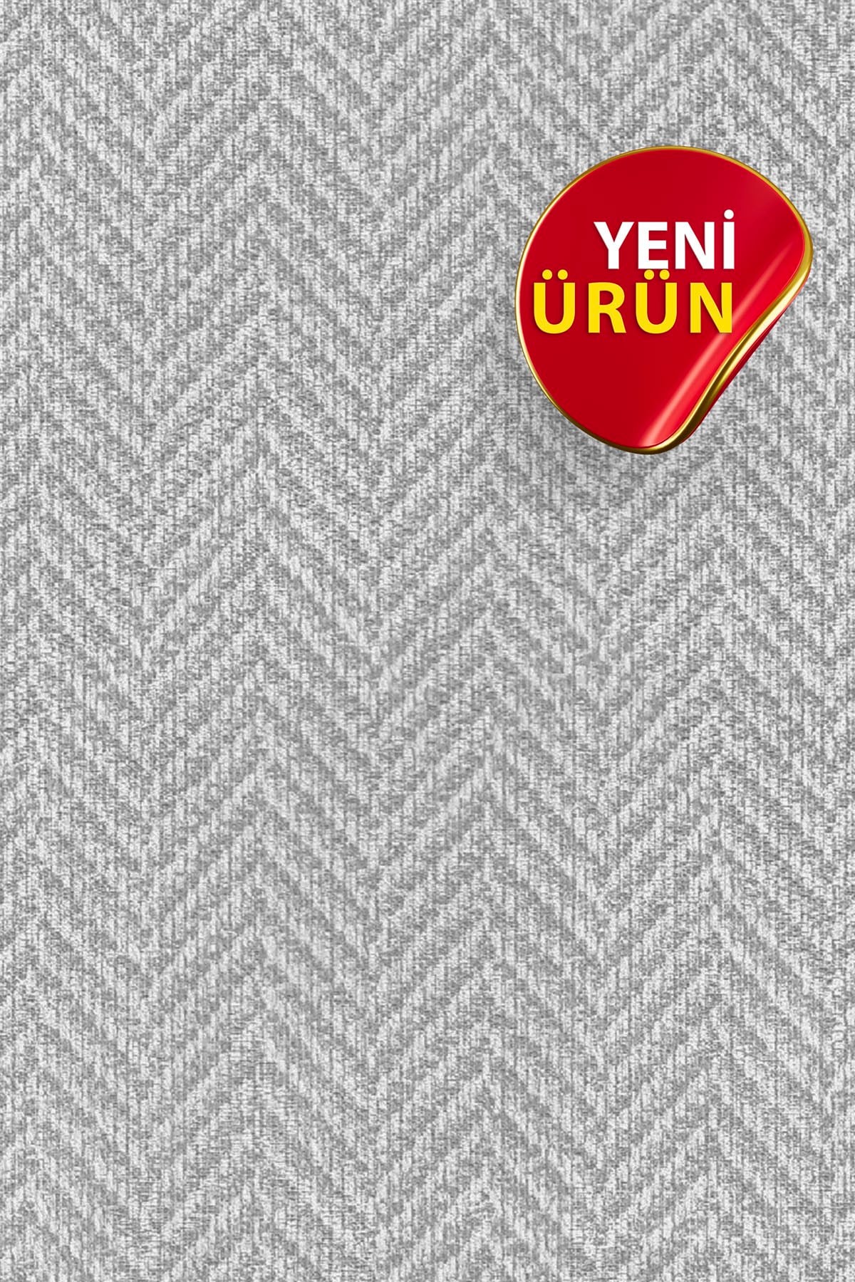 Bien Exclusive 5110 Florida Wave Dalga, Balık Sırtı Desen Açık Gri Rengi Duvar Kağıdı 5 M²