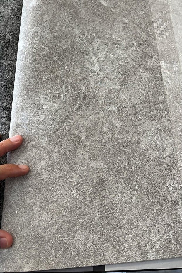 Bien Exclusive 5414 - 71-6 Soft Antrasit Gri Renk Düz Sade Kombin Görünüm Duvar Kağıdı 5 M²