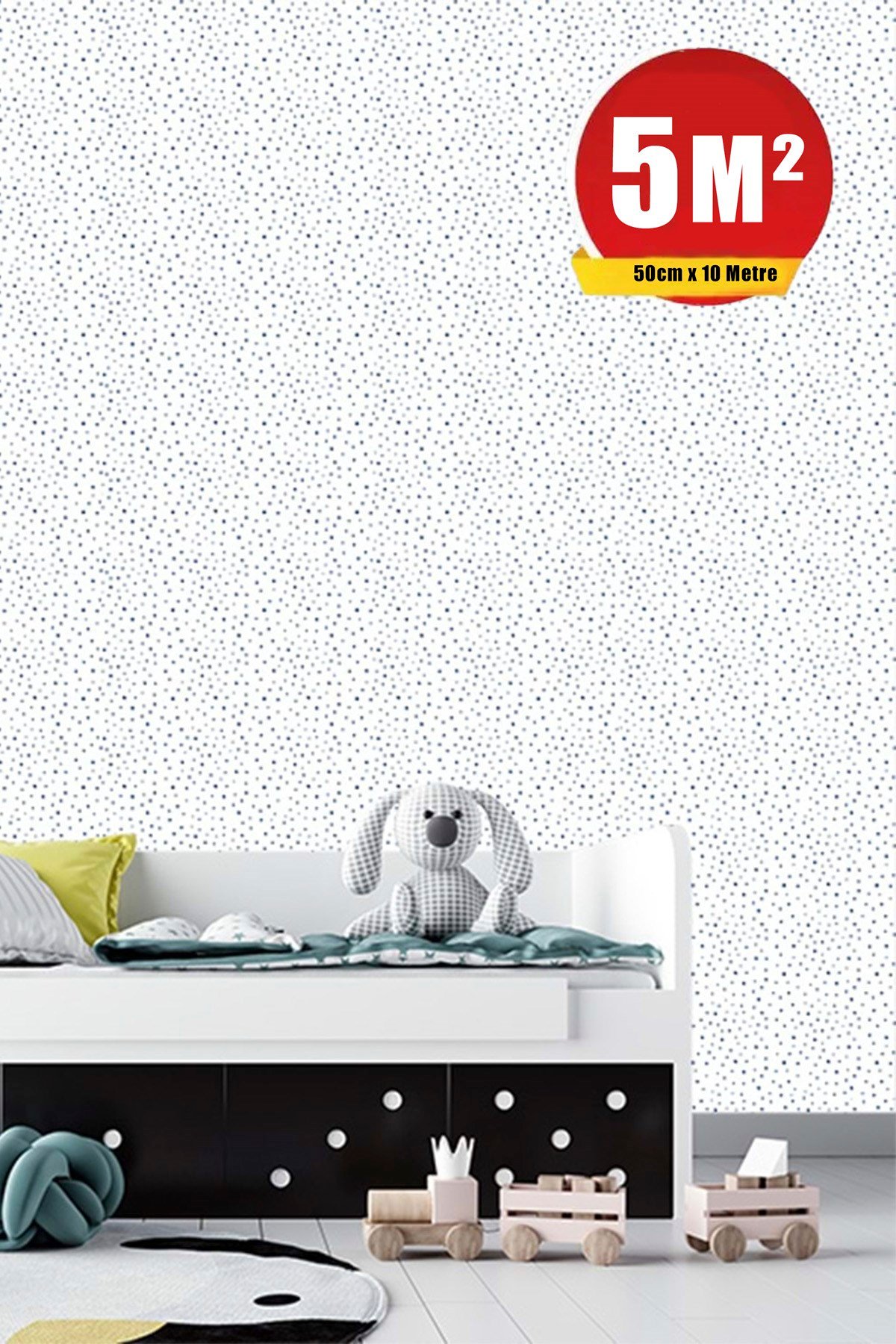 Bien Exclusive 7900 Genç Odası Çok Renkli Duvar Kağıdı 53x1000, 5 M²
