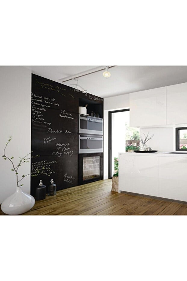 Bien Exclusive D-c-fix 213-5004 Kendinden Yapışkanlı Siyah Yazı Tahtası Folyo 90 x 150 Cm *Tebeşirli