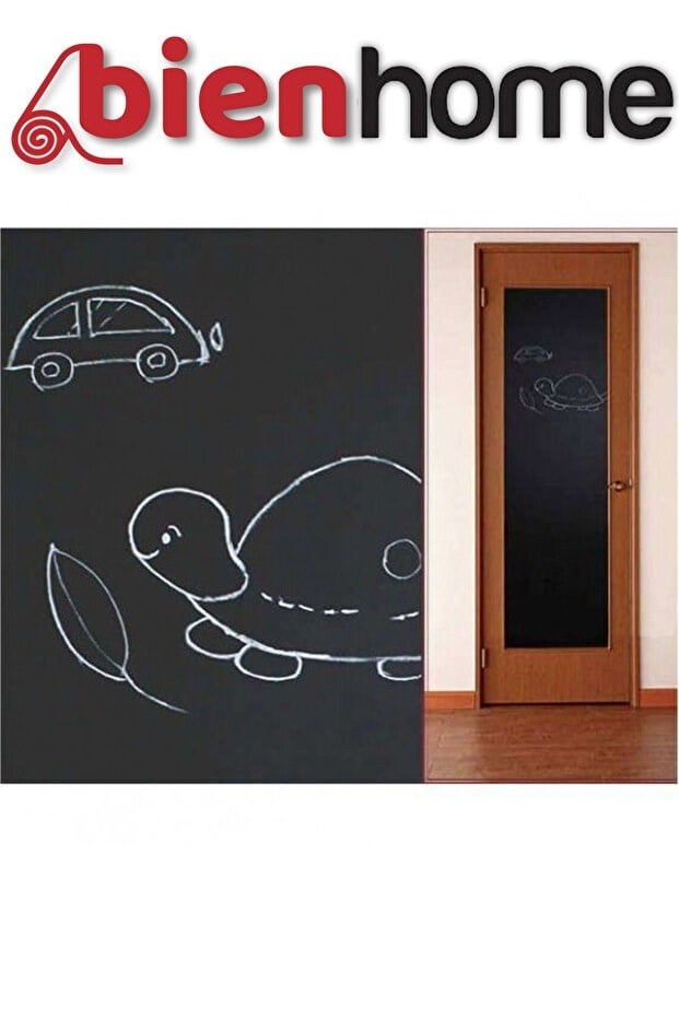 Bien Exclusive D-c-fix 213-5004 Kendinden Yapışkanlı Siyah Yazı Tahtası Folyo 90 x 150 Cm *Tebeşirli