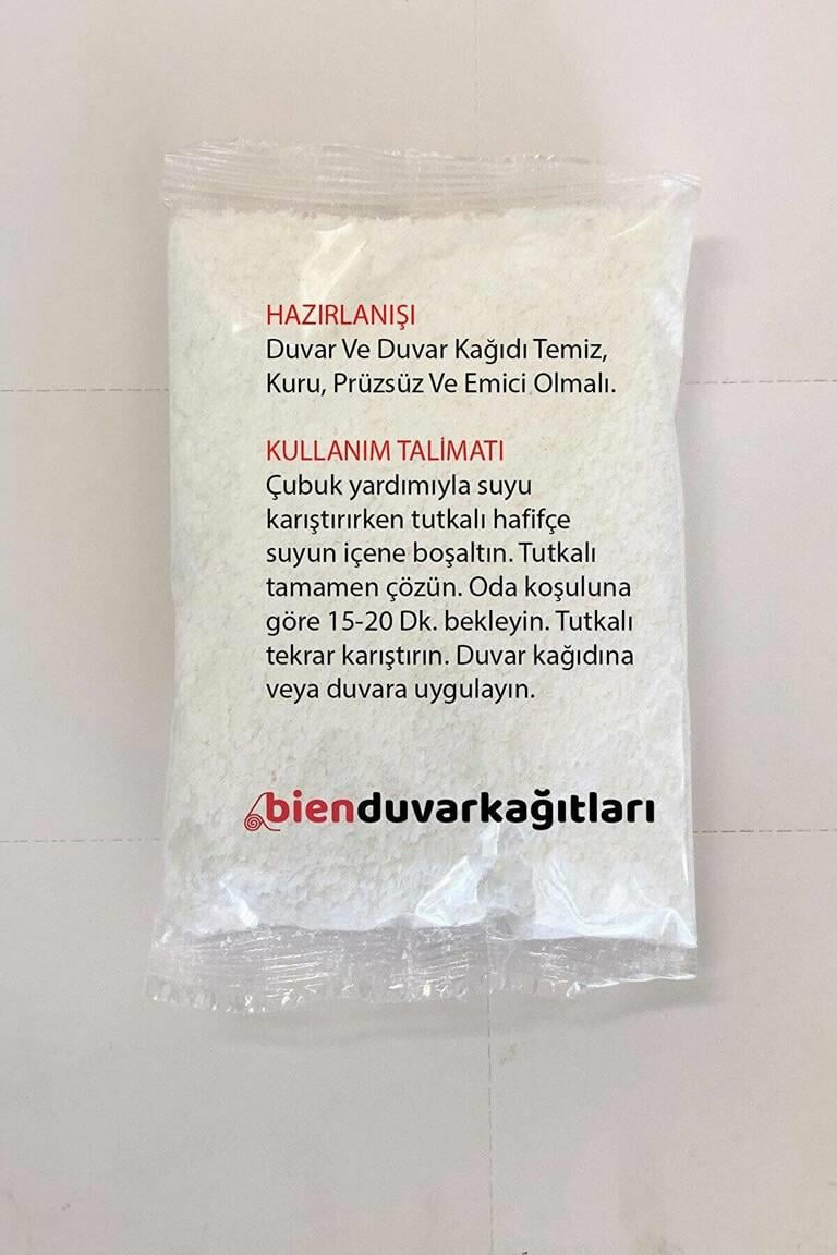 Bien Home - Bienfiks Ithal Özel Üretim Duvar Kağıdı Yapıştırıcısı Tutkalı 125 Gr. ( 20 M2/1-4 Rulo I