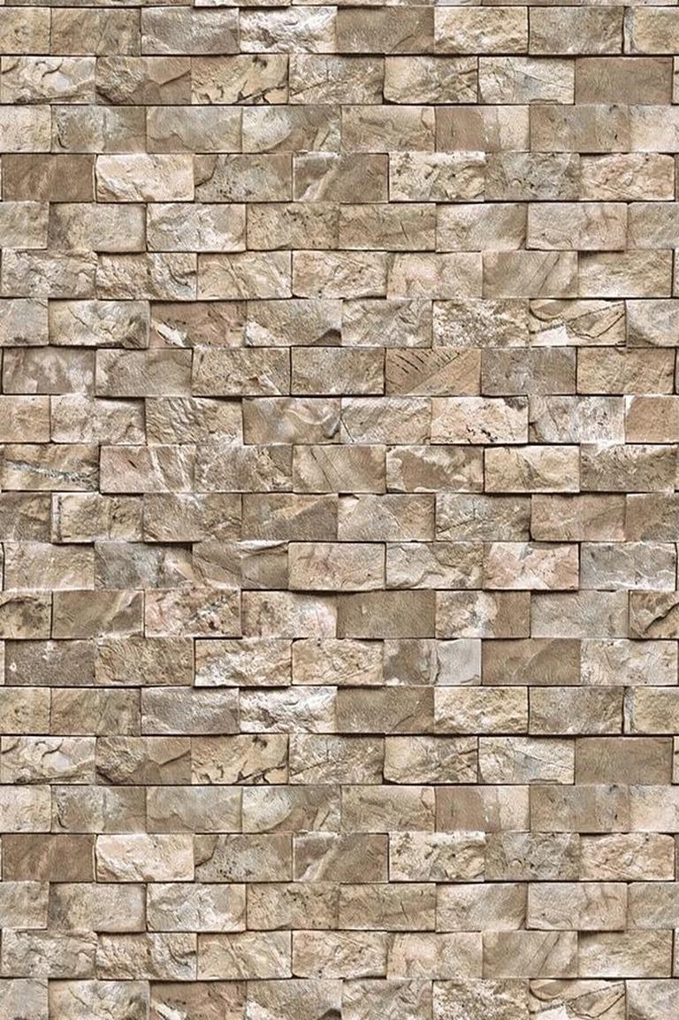 EXCLUSIVE - Taş Desen Duvar Kağıdı (5 M²) 9100 9100, 53 x 1000