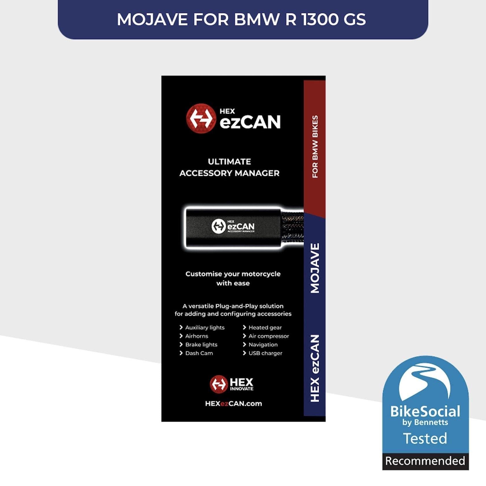 Hex Ezcan Mojave - Bmw R 1300 GS Uyumlu Aksesuar Yöneticisi Canbus
