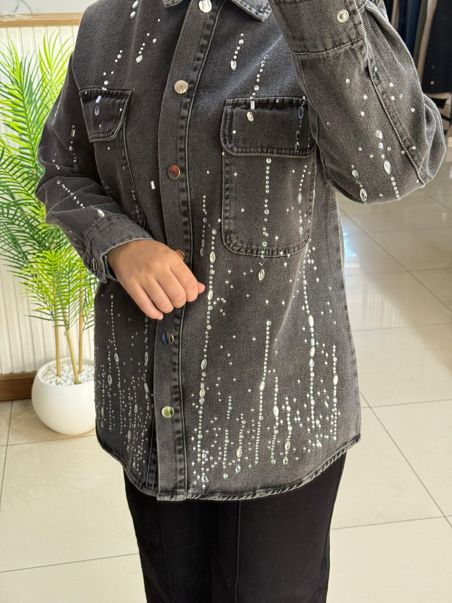 Magazin Jean Taşlı Ceket