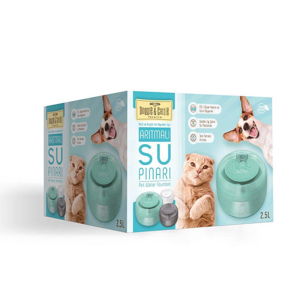 Cattie Su Pınarı Klasik Model Antrasit 2.5Lt
