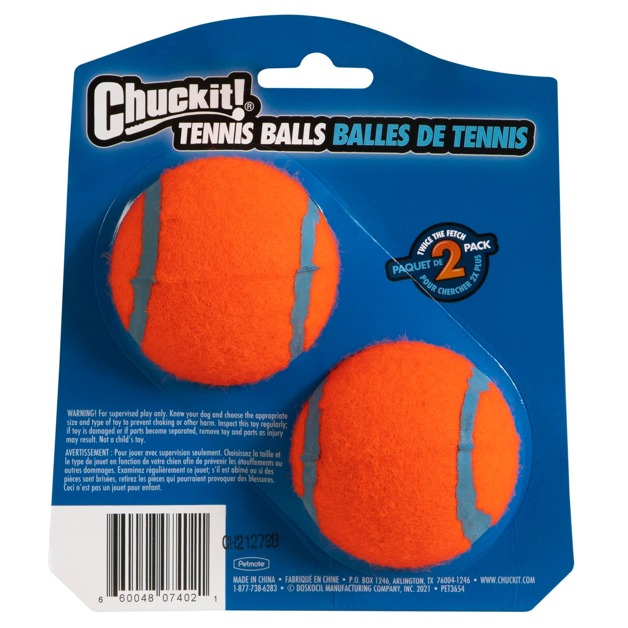 Chuckit! 2'li Köpek Tenis Oyun Topu (Orta Boy)