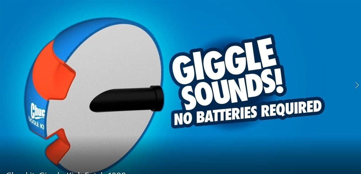 Chuckit! Giggle Kick Fetch Sesli Oyun Topu