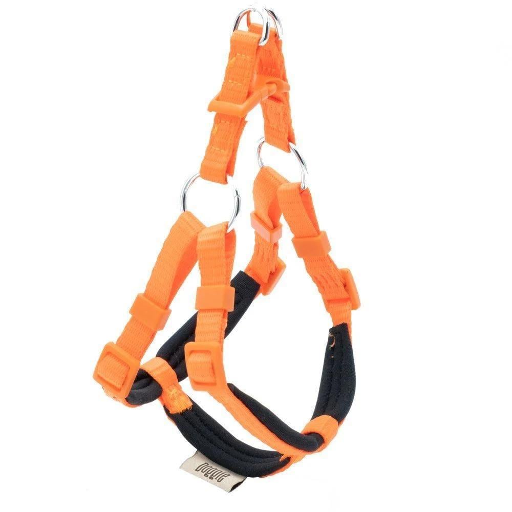 Doggie Konforlu Dokumadan El Yapımı Ronin Model Köpek Göğüs Tasması XXS-1x30-35cm - Karma Renk